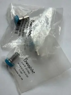 3 PCS SWAGELOK 6LV-8-VCR-3S-8TB7, SHORT TUBE BUTT WELD GLAND 1/2 IN. VCR X 1/2