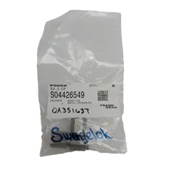 (3PK) SWAGELOK STAINLESS STEEL PIPE CAP FITTING, 1/8