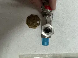 SET AT 600PSI