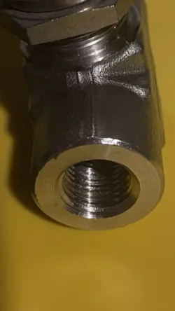 SWAGELOK SS-1RF4 STAINLESS STEEL INTEGRAL BONNET NEEDLE VALVE FNSP