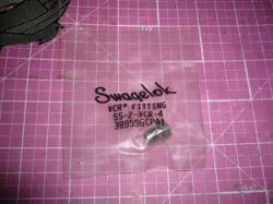 SWAGELOK SS-2-VCR-4, STAINLESS STEEL VCR FACE SEAL FITTING, NEW IN PACKAGE