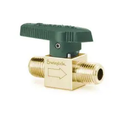 B-4P4T2 BRASS QUARTER-TURN