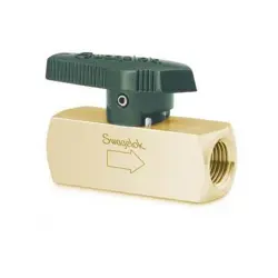 B-4P6T4 BRASS QUARTER-TURN