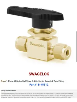 B-45S12 BRASS 40