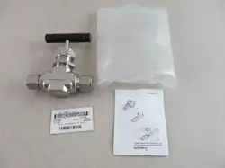 SWAGELOK STAINLESS STEEL VALVE, SS-18RS8-P-25017 5000PSIG @ 100F NEW