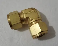 SWAGELOK BRASS COMPRESSION ELBOW UNION FITTING, 5/8