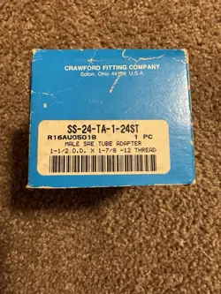 SWAGELOK SS-24-TA-1-24ST NOS