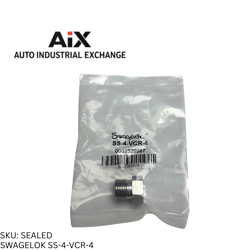 SWAGELOK SS-4-VCR-4 STAINLESS STEEL VCR FACE SEAL FITTING 1/4