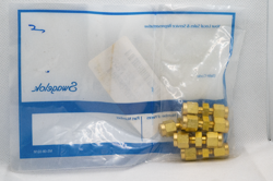 BRASS SWAGELOK TUBE FITTING, UNION, 1/8 IN. TUBE OD - PACK OF 6