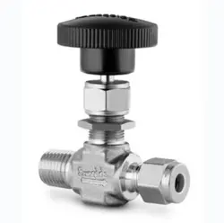 LOT OF 3 NEW SWAGELOK NEEDLE VALVES SS-1VM4-S4