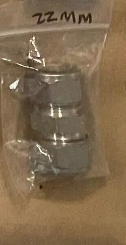NEW! SWAGELOK TUBE FITTING UNION PART NUMBER SS-22M0-6 (1PC) (22MM SIZE)