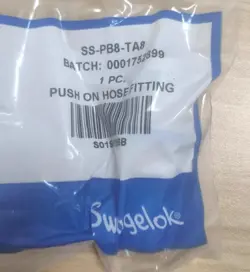 1PC SWAGELOK SS-PB8-TA8 CARD PIPE JOINT