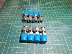 LOT OF 8 SWAGELOK STAINLESS STEEL FITTING, 1/4