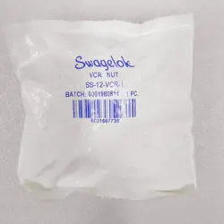 1PC SWAGELOK SS-12-VCR-1 CARD PIPE JOINT