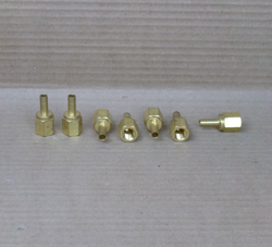 NEW LOT OF 7 SWAGELOK B-4-TA-7-6 3/8