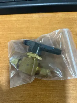 SWAGELOK WHITEY B-43S4 BRASS 40 SERIES BALL VALVE 1.4 CV 1/4