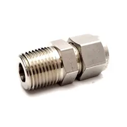 SWAGELOK SS-810-1-8 MALE ADAPTER, 1/2 IN. TUBE, 1/2 IN. MALE NPT, 7700PSIG