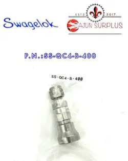 ~NEW~ SWAGELOK (P.N.: SS-QC4-B-400) 1/4