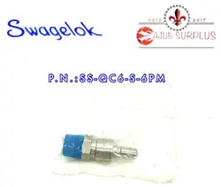 ~NEW~ SWAGELOK- (P.N.: SS-QC6-S-6PM), 3/8 QUICK CONNECT TUBING FITTING!