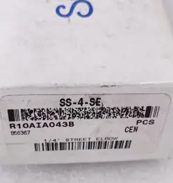 1PC SWAGELOK SS-4-SE CARD PIPE JOINT