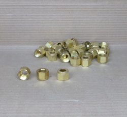 NEW LOT OF 34 SWAGELOK 8NU8-B A-LOK BRASS 1/2