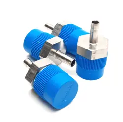 LOT OF 4 SWAGELOK SS-4-TA-1-8 TUBE FITTING ADAPTER, 1/4
