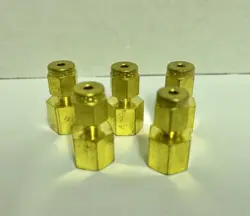 SWAGELOK TUBE FITTING FEMALE CONNECTORS BRASS 1/8