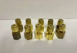 SWAGELOK TUBE FITTING FEMALE CONNECTORS BRASS 1/8