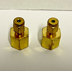 SWAGELOK PIPE FITTINGS STRAIGHT ADAPTERS BRASS  1/4