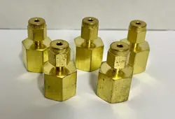 SWAGELOK PIPE FITTINGS STRAIGHT ADAPTERS BRASS  1/4