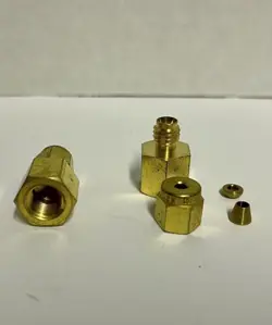 CONNECTORS BRASS 1/8