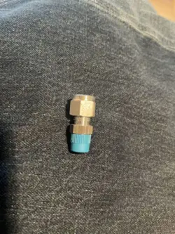 (11) SWAGELOK A-400-1-2, ALUMINUM TUBE FITTING 1/4