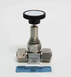 SWAGELOK SS-BN8FR8 STAINLESS STEEL 316L HIGH PURITY BELLOWS SEALED VALVE (5830)