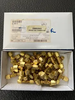 SWAGELOK SWB2003 BRASS T CONNECTOR FITTING