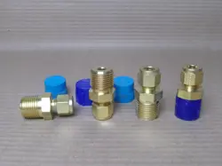 NEW LOT OF 4, PARKER/SWAGELOK 6MSC8N-B 3/8