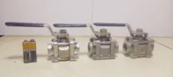 THREE PERFECT SWAGELOK SS-63TF8 SS 3/4