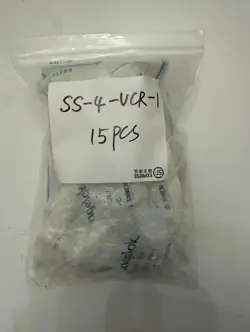 LOT OF 15PCS SS-4-VCR-1 SWAGELOK