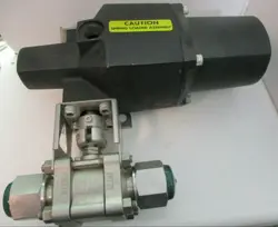 WHITEY 135 SR SWAGELOK 90 DEG. ANGLE ACTUATOR VALVE 200 PSI SS-65TFVCR16-WL8-35C