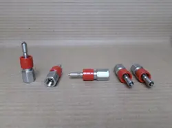 NEW LOT OF 5 PARKER/SWAGELOK QUICK CONNECT STEM NIPPLE TO 3/8