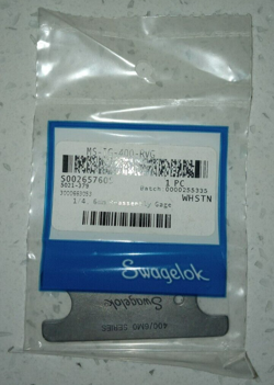 NEW SWAGELOK MS-IG-400 INSPECTION NO GO GAGE - NEW IN SEALED FACTORY PACKAGING!