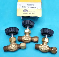 HOKE CRANE GYROLOK TUBE FITTING GLOBE NEEDLE VALVE 1/4