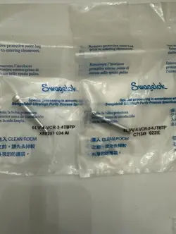 LOT OF 2PCS SWAGELOK LONG TBW GLAND, 6LV-4-VCR-3-4TB7P