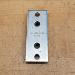 ELONGATED WELD PLATE