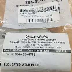 SWAGELOK 304-S3-WPE