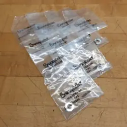 LOT OF 10 - SWAGELOK NI-4-VCR-2-GR VCR FACE SEAL FITTING, 1/4