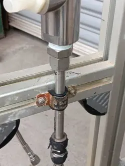 EXERGY LLC MODEL 00256-06 HEAT EXCHANGER SWAGELOK FITTINGS BRAIDED SS