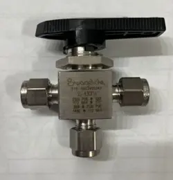 SWAGELOK SS-43GXS4, SS43GXS4, 3-WAY BALL VALVE 1/4