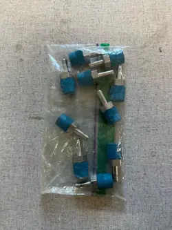 QTY 10 SWAGELOK SS TUBE ADAPTER, 1/4