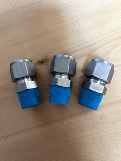 THREE (3) SWAGELOK 1/2