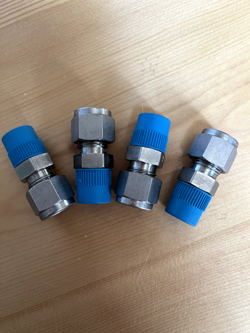 FOUR (4) SWAGELOK 3/8
